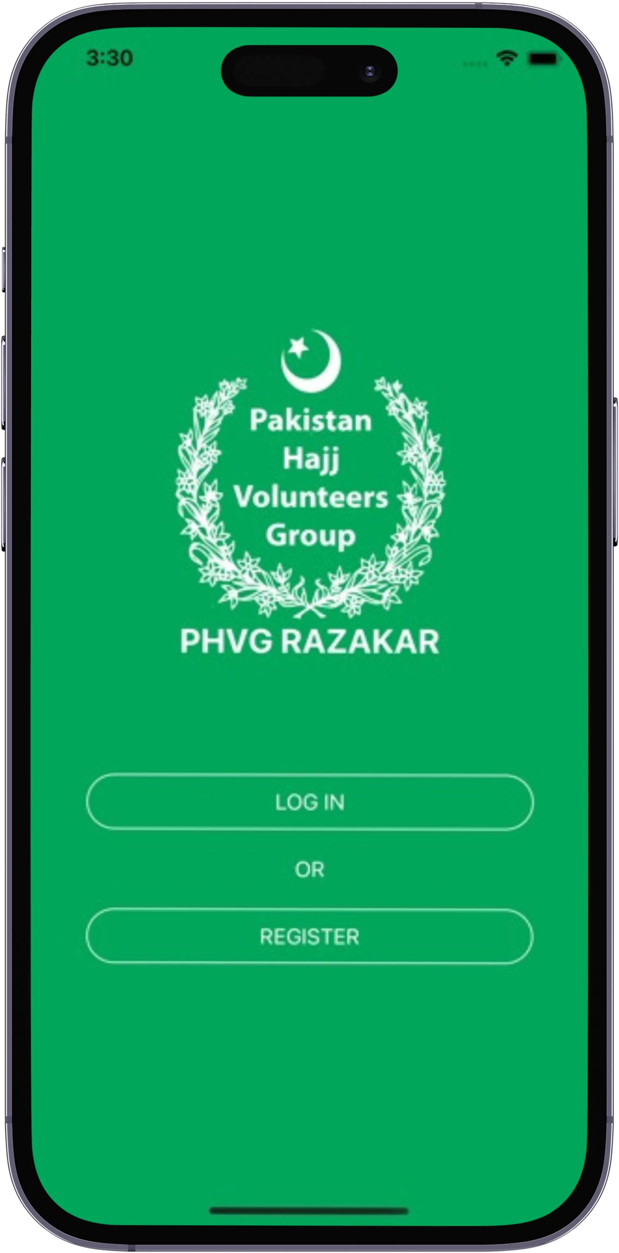 PHVG Mobile App Mockup